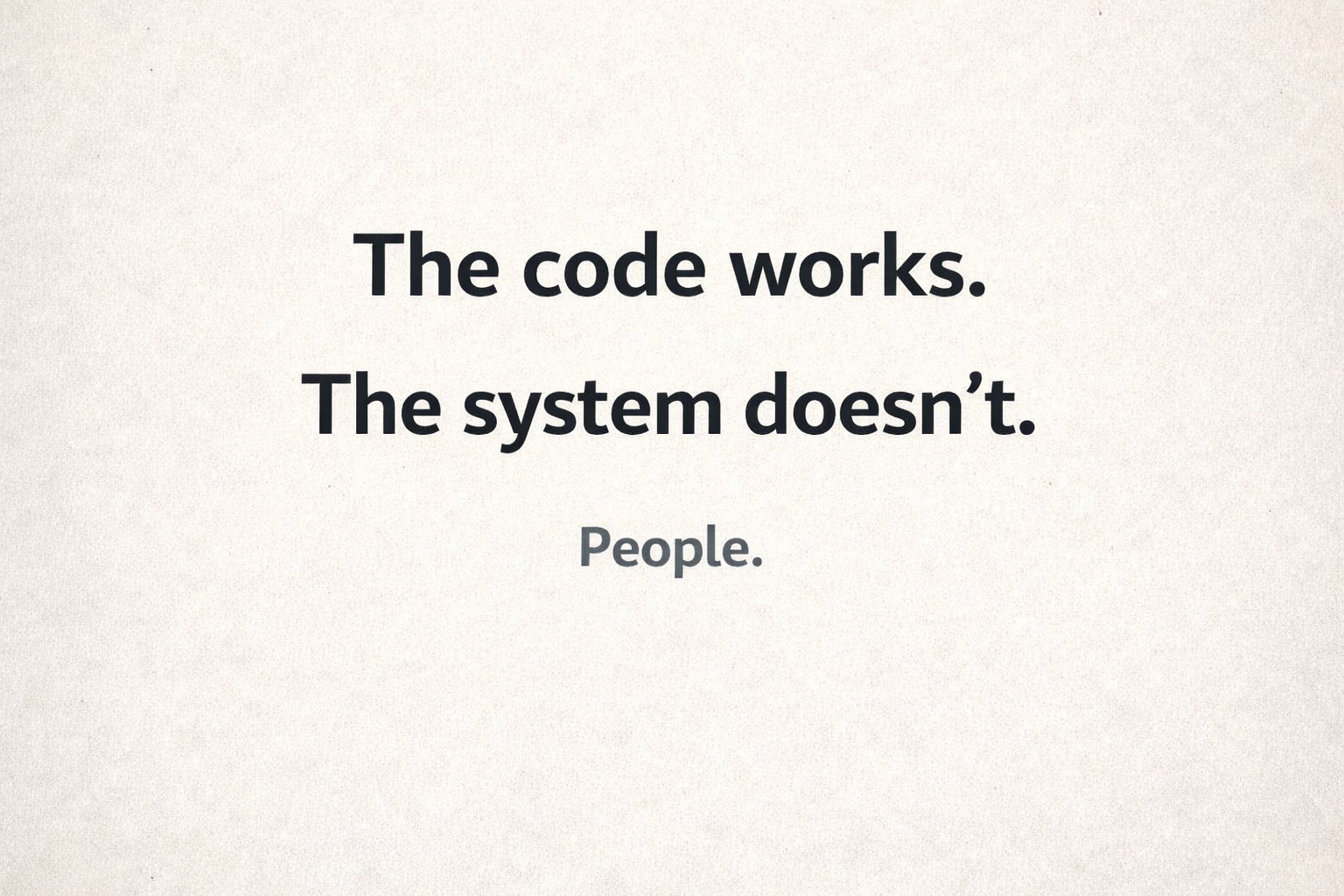 IT problems are not random: they follow the same principles